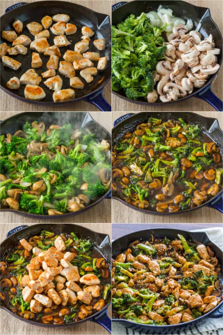 Steps in making Chicken & Veggie Stir-Fry